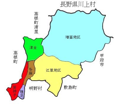 須玉の６地区